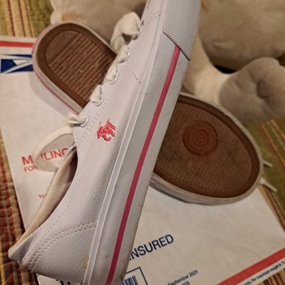 Polo Ralph Lauren Other - * POLO by RALPH LAUREN  * White faux leather Sneakers /SIZE 13.5